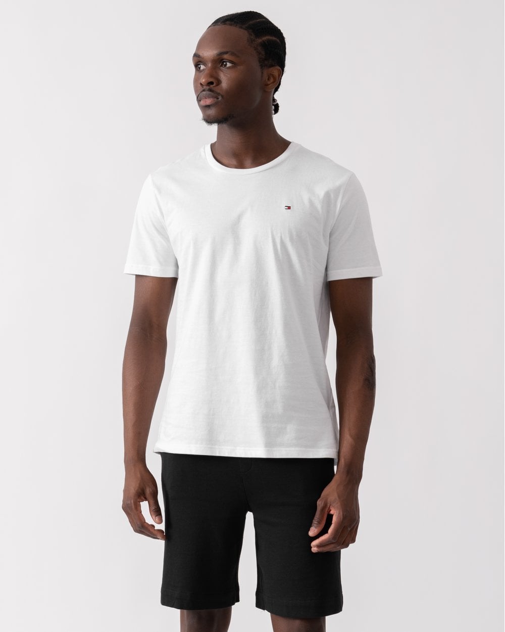 Tommy Hilfiger 3 Pack Mens T-Shirts - White/White/White