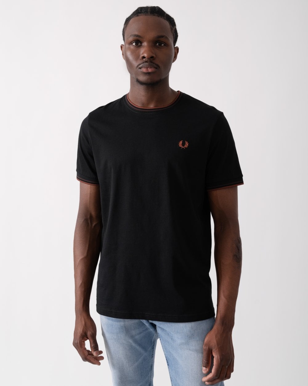 Fred Perry Mens Twin Tipped T-Shirt