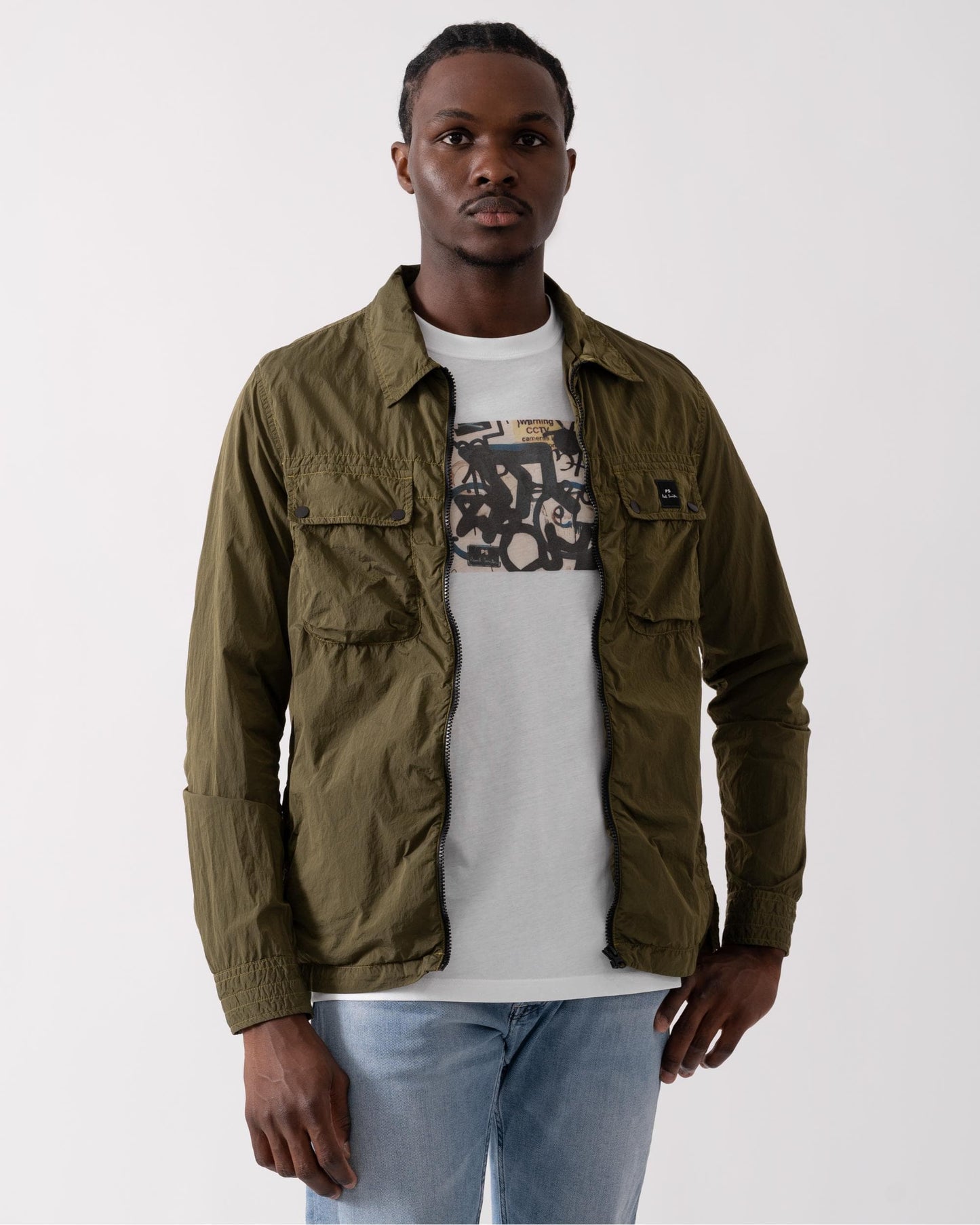 PS Paul Smith Mens Zipped Front Jacket