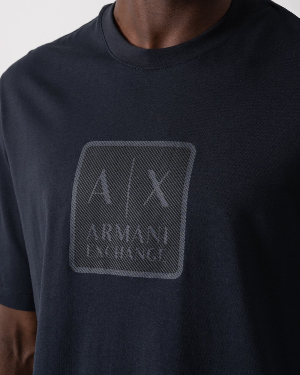 Armani Exchange Armani Exchange Mens Centre Logo Print T-Shirt