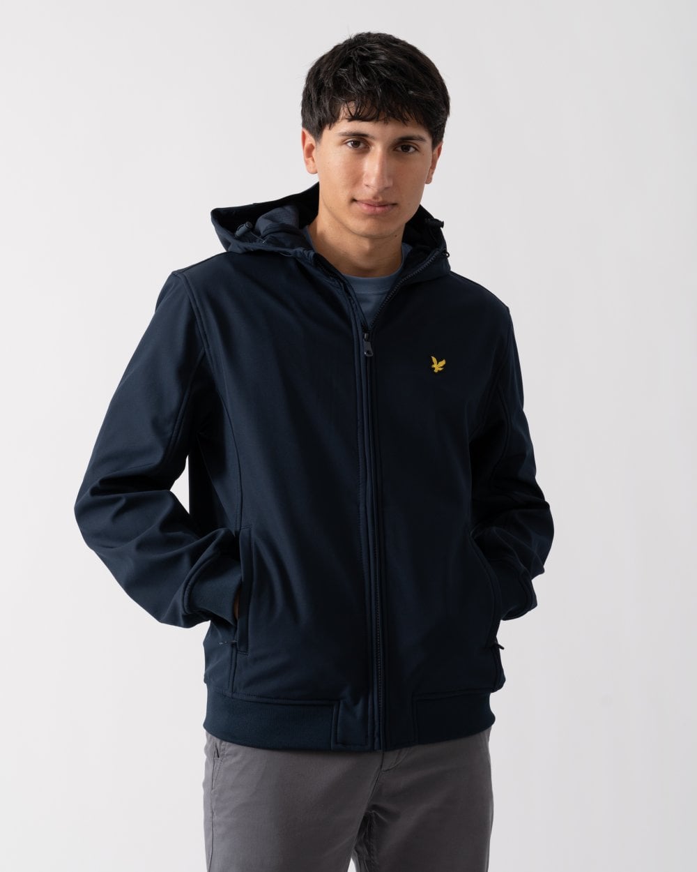 Lyle & Scott Fleece Back Mens Softshell Jacket - Z271 Dark Navy
