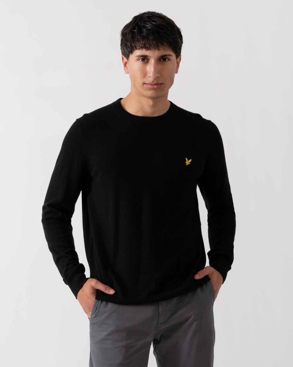 Lyle & Scott Cotton Merino Mens Crew Neck Jumper