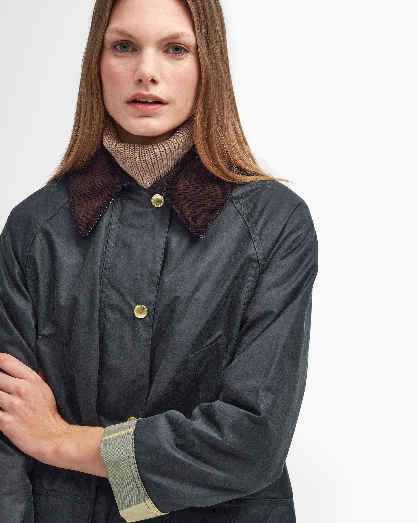 Barbour Long Beadnell Womens Wax Jacket