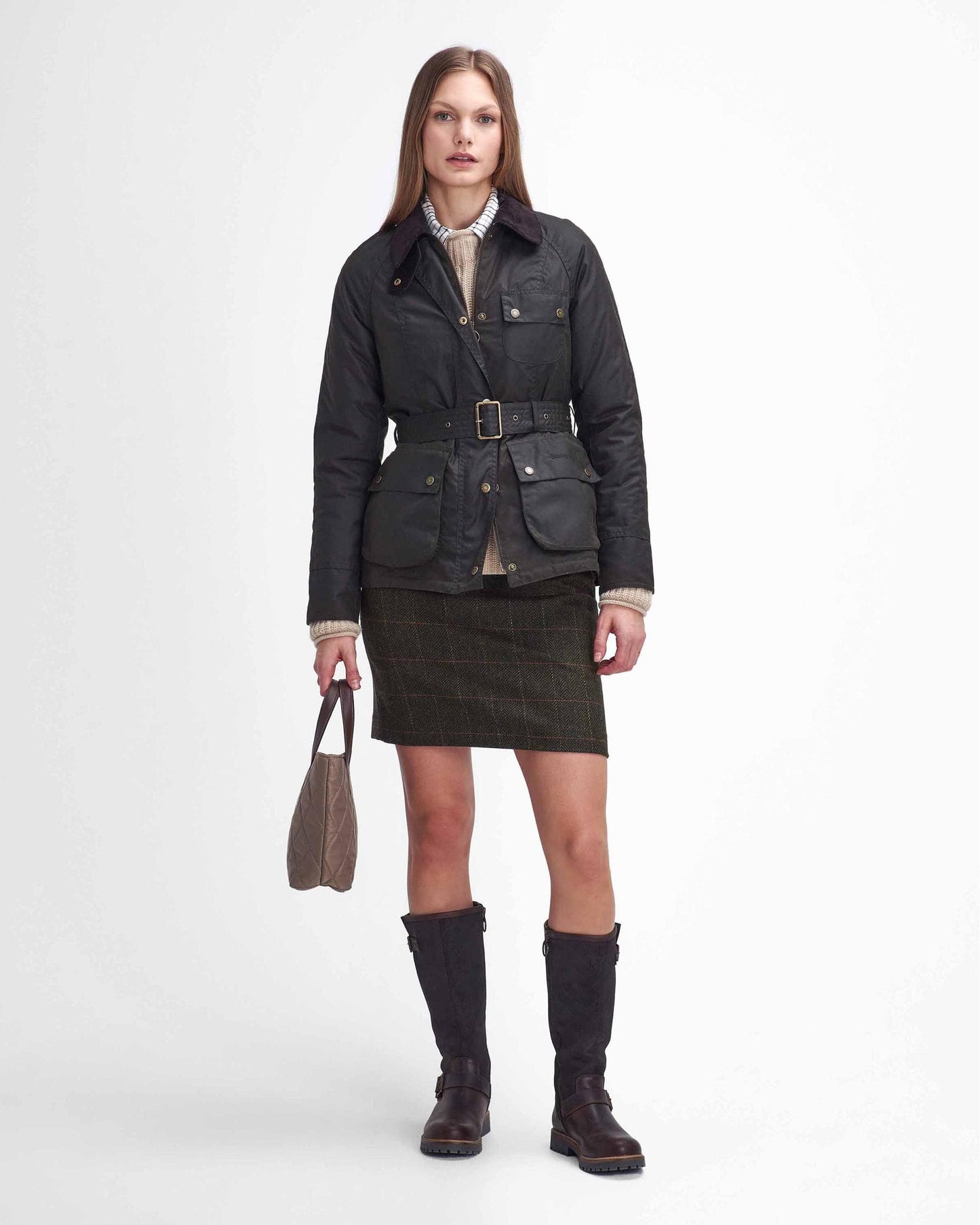 Barbour Solway Zipper Womens Wax Jacket