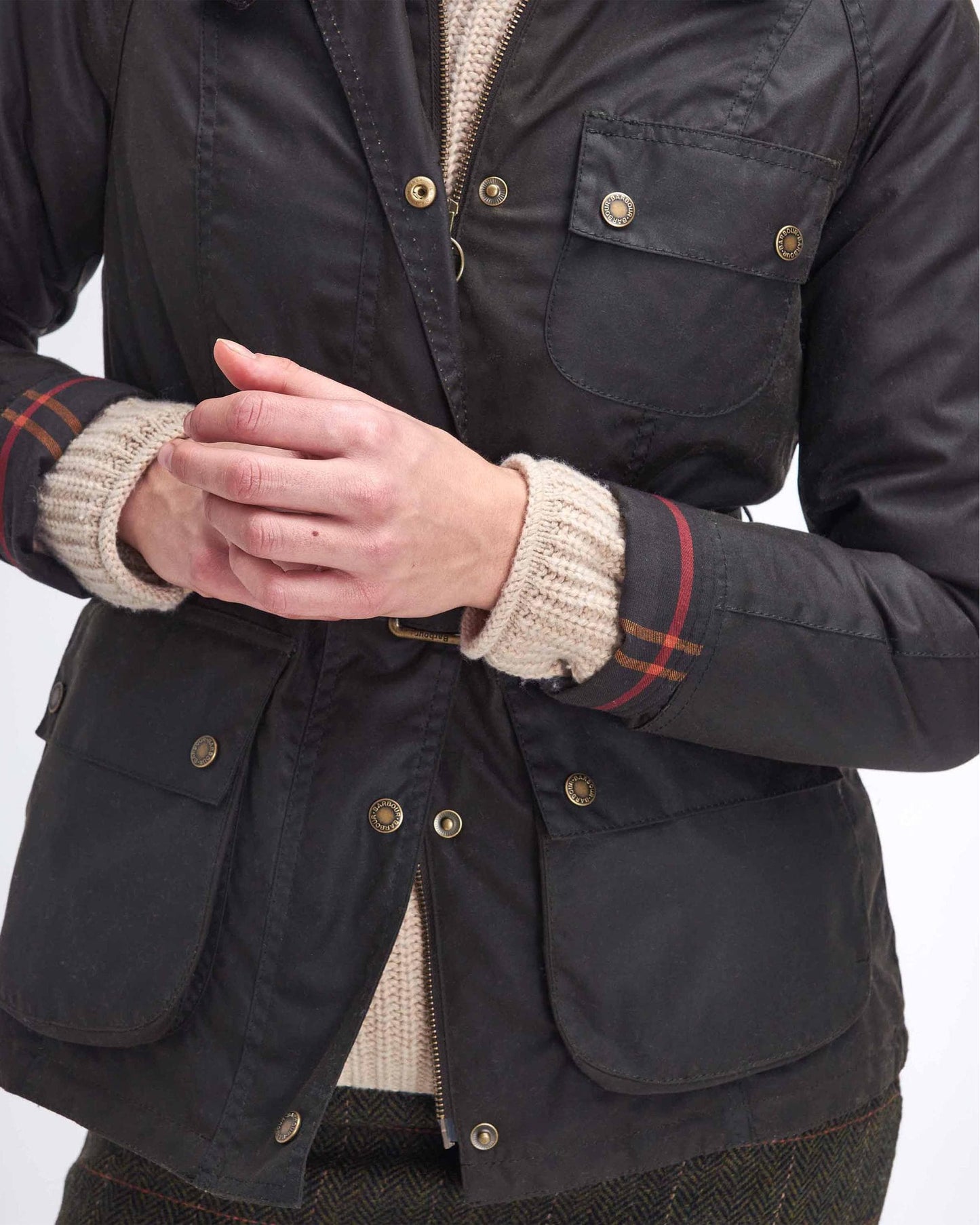 Barbour Solway Zipper Womens Wax Jacket
