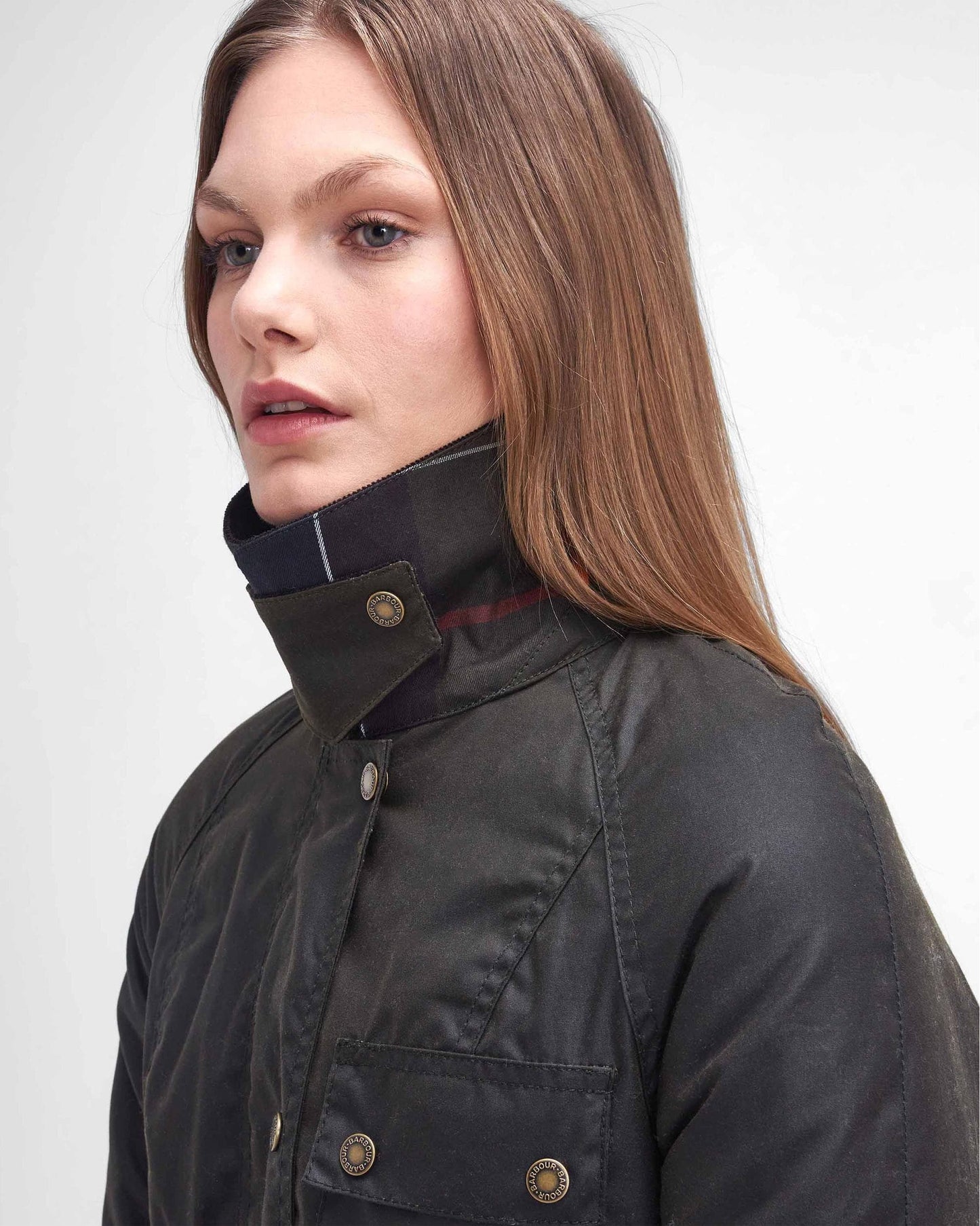 Barbour Solway Zipper Womens Wax Jacket