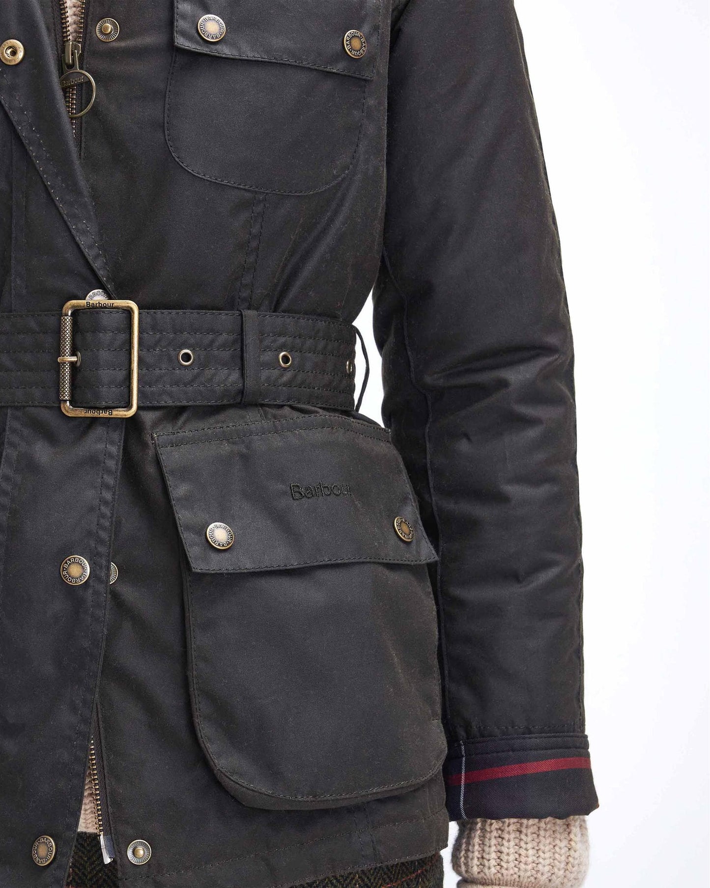 Barbour Solway Zipper Womens Wax Jacket