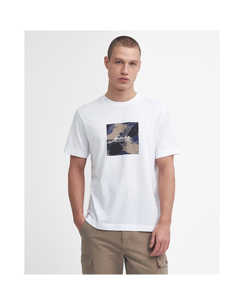 Barbour International Barbour International Camo Block Mens T-Shirt