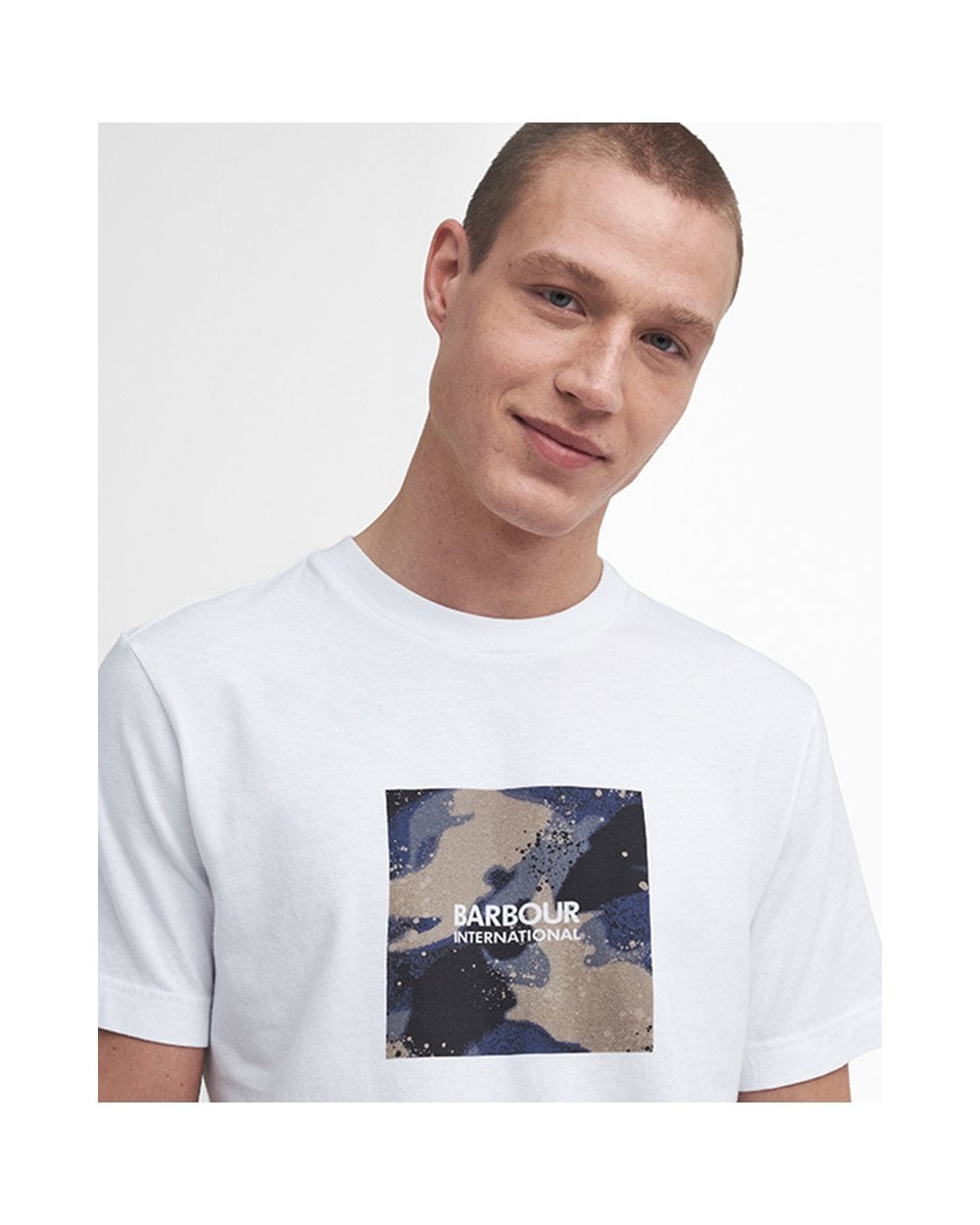 Barbour International Barbour International Camo Block Mens T-Shirt