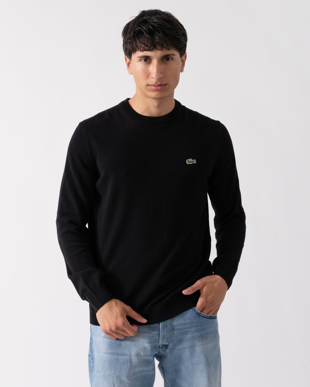 Lacoste Mens Organic Cotton Crew Neck Sweater