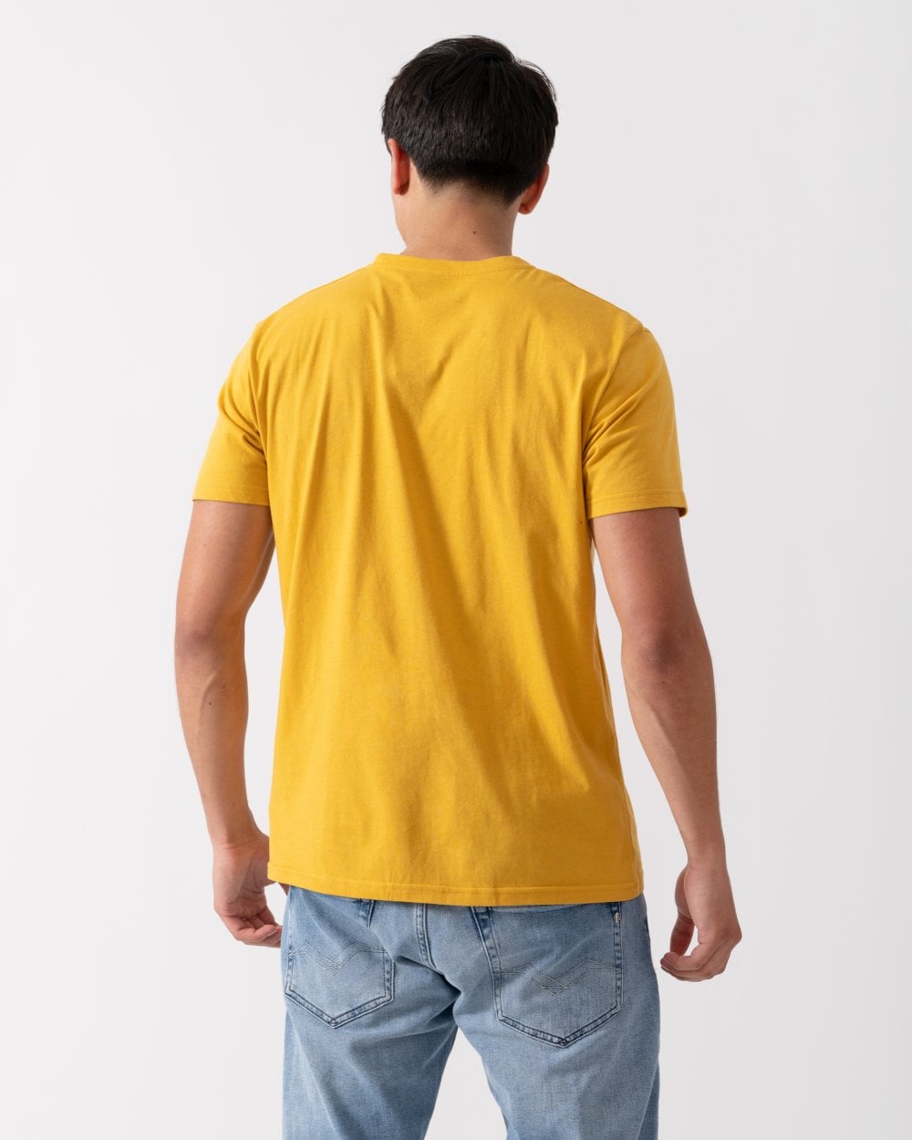 Fjallraven Logo Mens T-Shirt - Ochre 160
