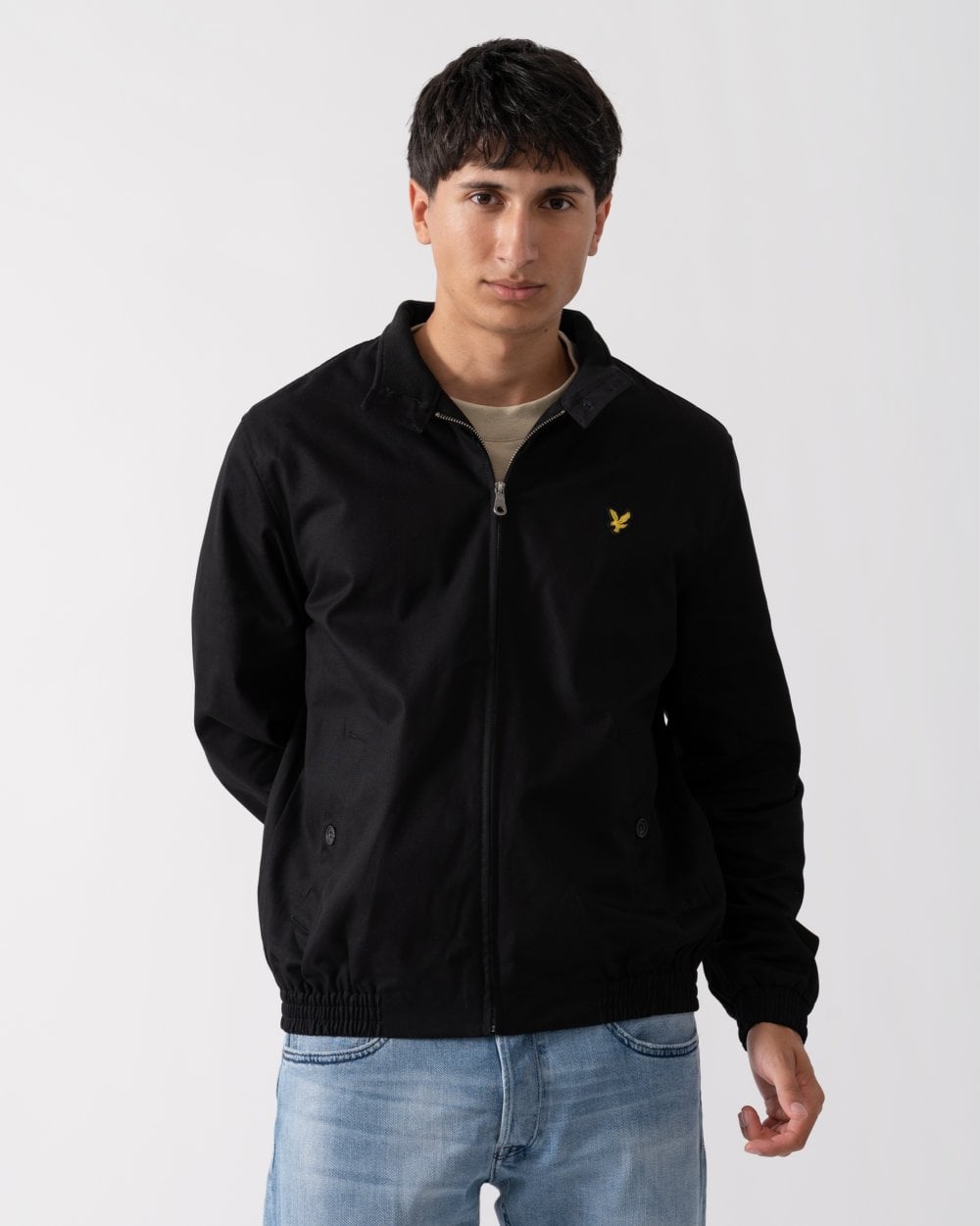 Lyle & Scott Mens Harrington Bomber Jacket - Z865 Jet Black