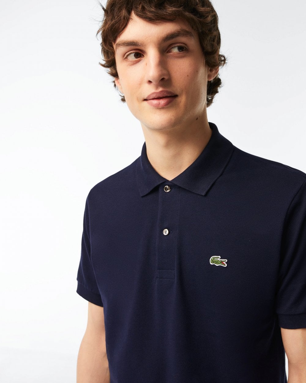 Lacoste Classic Fit L.12.12 Mens Short Sleeve Polo Shirt - Navy Blue 166