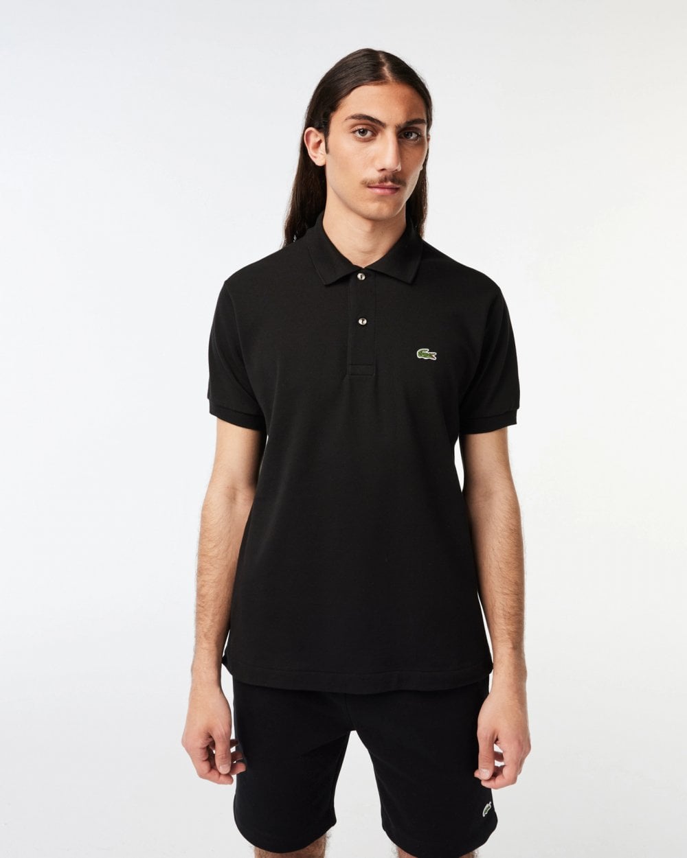 Lacoste Classic Fit L.12.12 Mens Short Sleeve Polo Shirt - Black 031