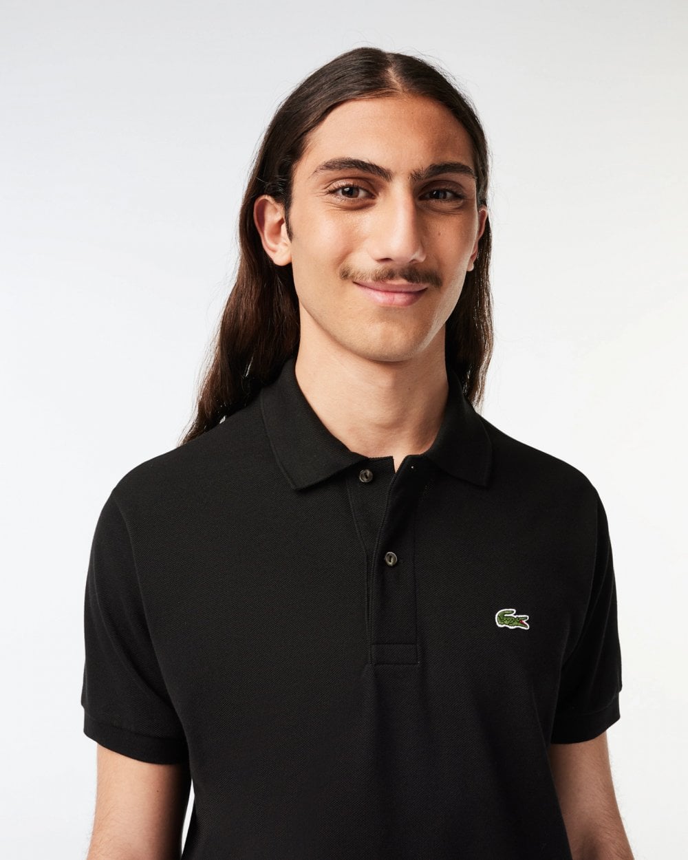 Lacoste Classic Fit L.12.12 Mens Short Sleeve Polo Shirt - Black 031