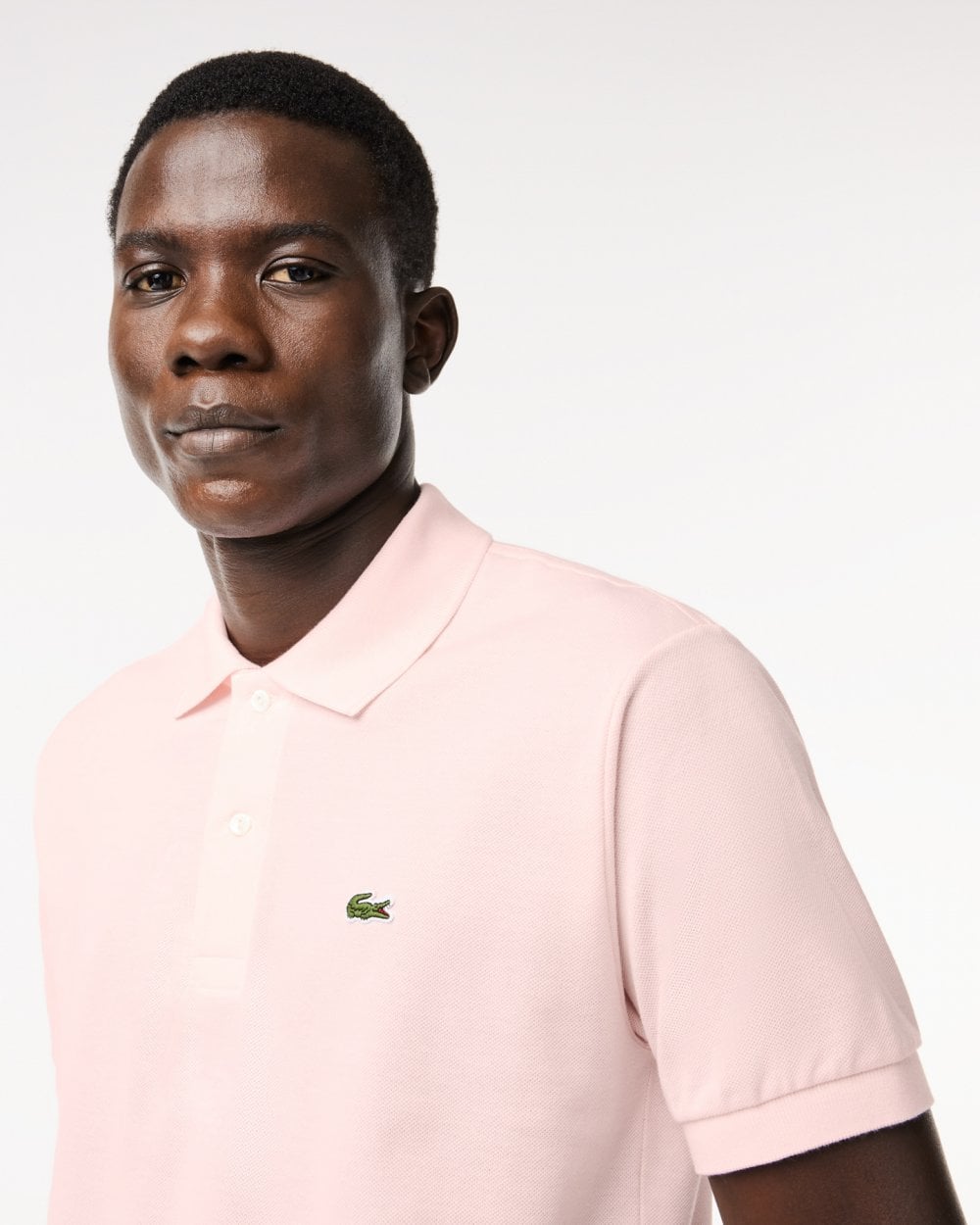 Lacoste Classic Fit L.12.12 Mens Short Sleeve Polo Shirt - Flamingo T03