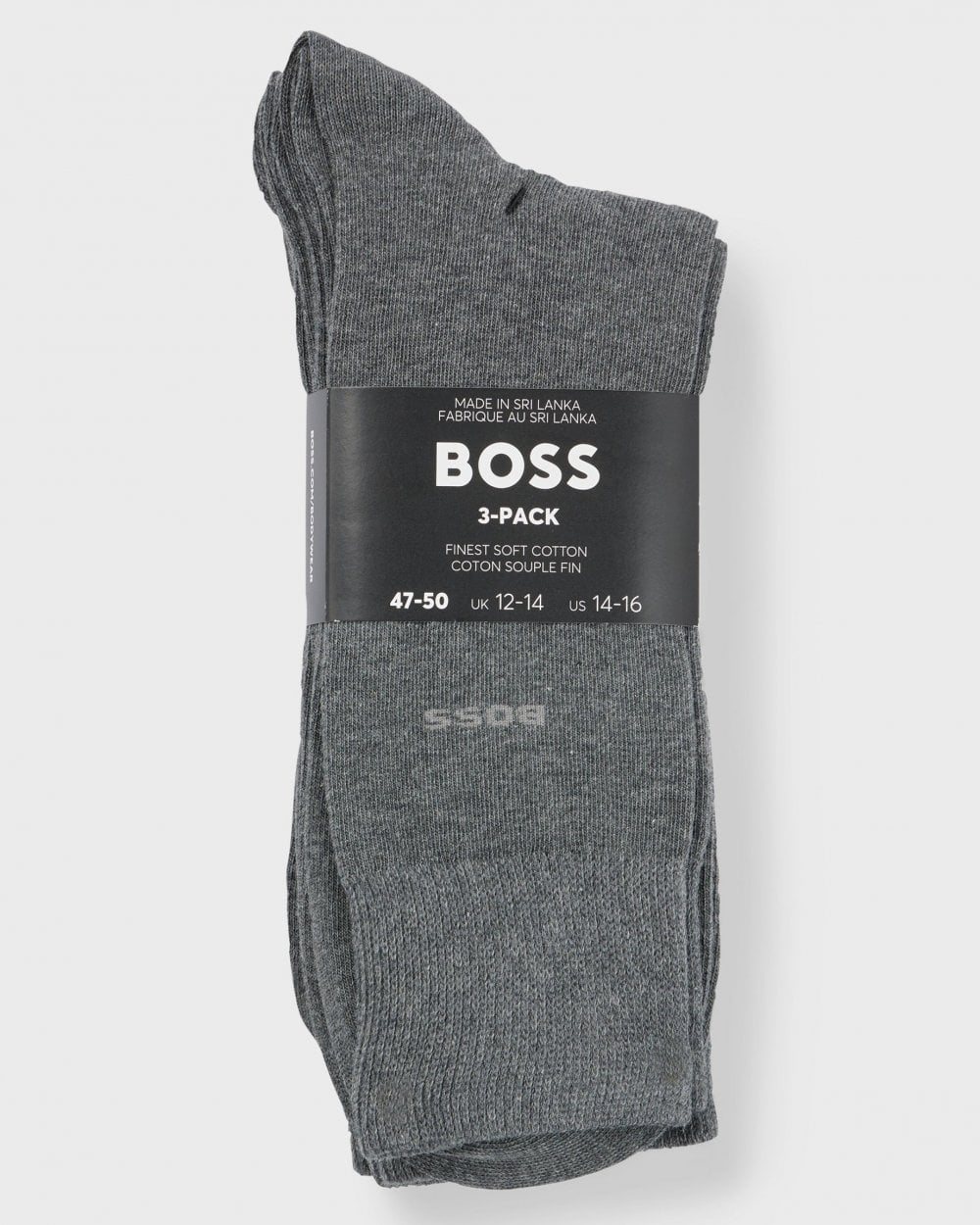 BOSS Orange 3 Pack RS Uni Socks NOS - Medium Grey 031