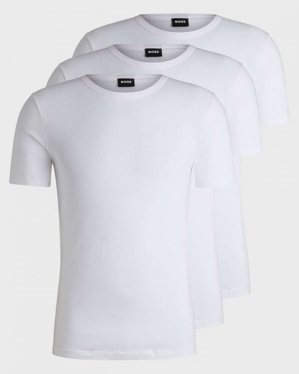 BOSS Orange RN Modern 2-Pack Mens T-Shirts NOS - White 100