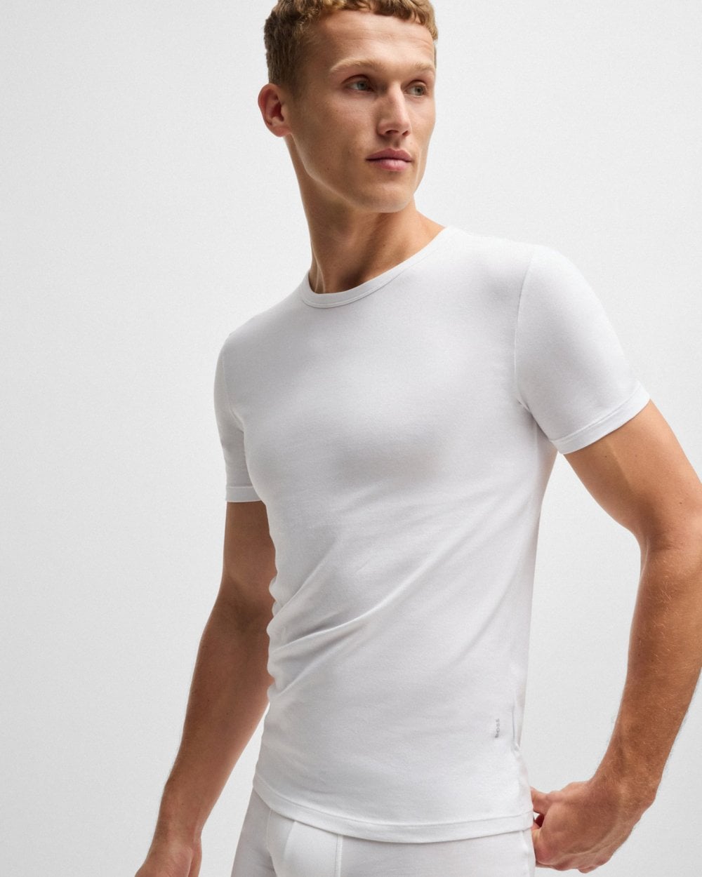 BOSS Orange RN Modern 2-Pack Mens T-Shirts NOS - White 100