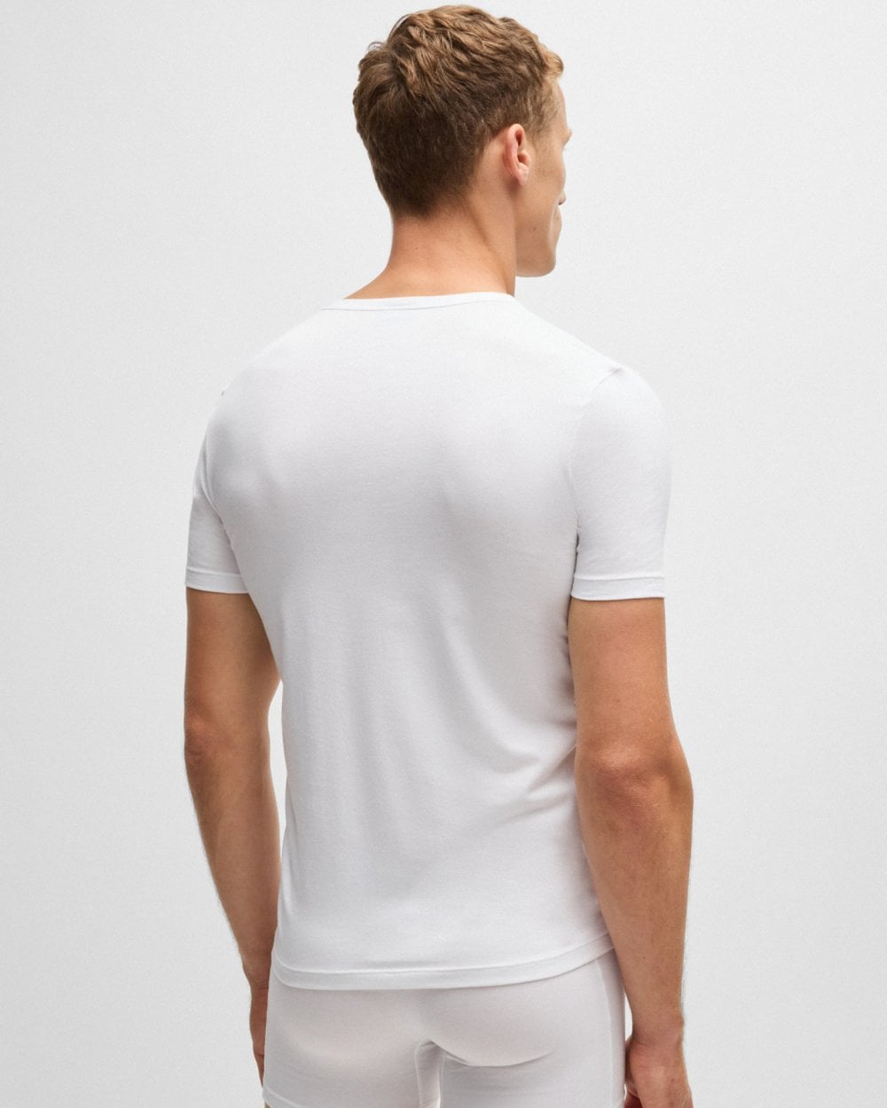 BOSS Orange RN Modern 2-Pack Mens T-Shirts NOS - White 100