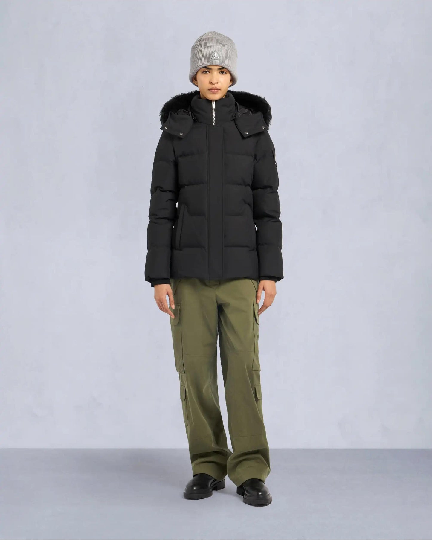 Moose Knuckles Cloud 3Q Shearling Womens Down Jacket