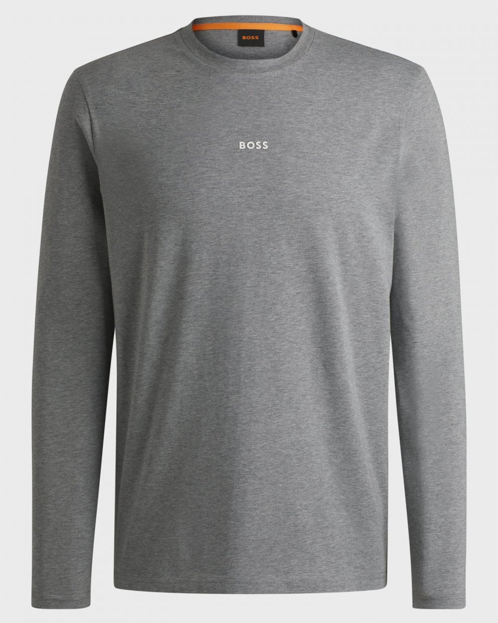 BOSS Orange Tchark Mens Long Sleeve Stretch Cotton T-Shirt