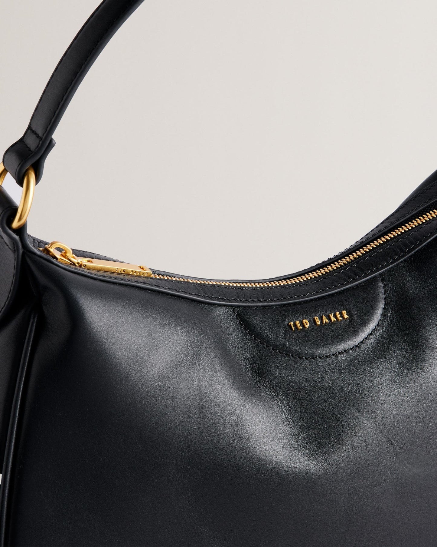 Ted Baker ESIAH Womens Webbing Slouchy Leather Hobo Bag