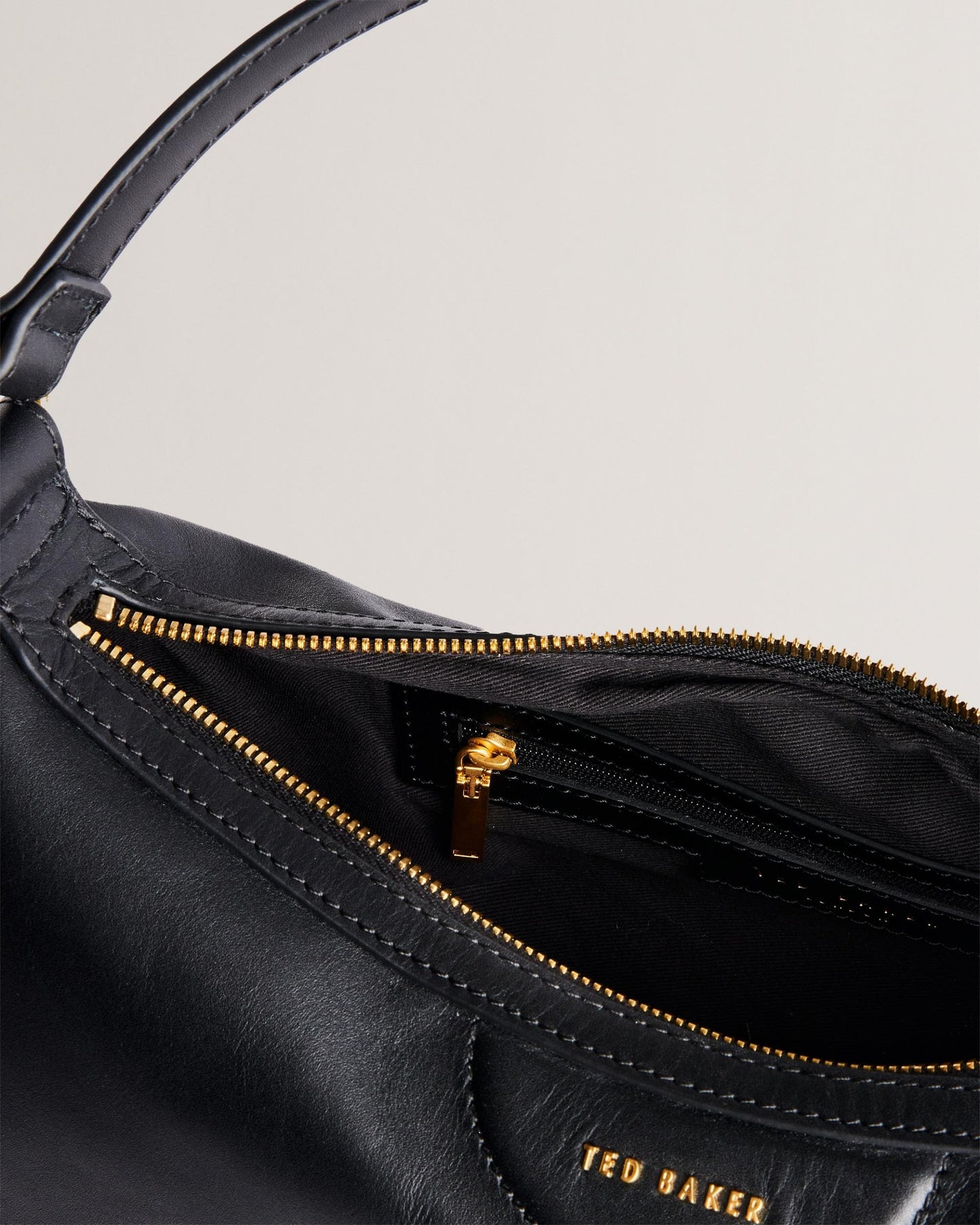 Ted Baker ESIAH Womens Webbing Slouchy Leather Hobo Bag