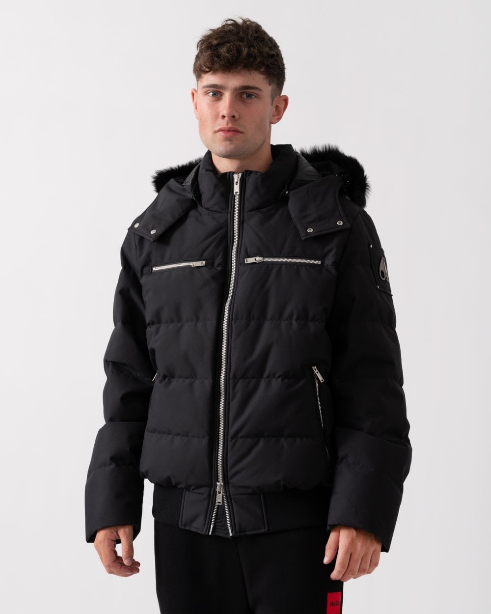 Moose Knuckles Mens Cloud Neoshear Mens Bomber Jacket
