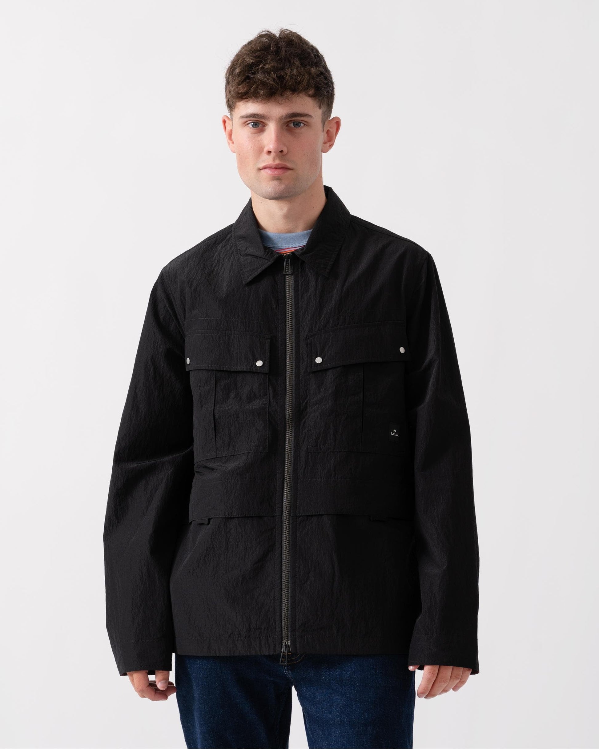 Paul Smith PS Paul Smith Mens Unlined Zip Overshirt