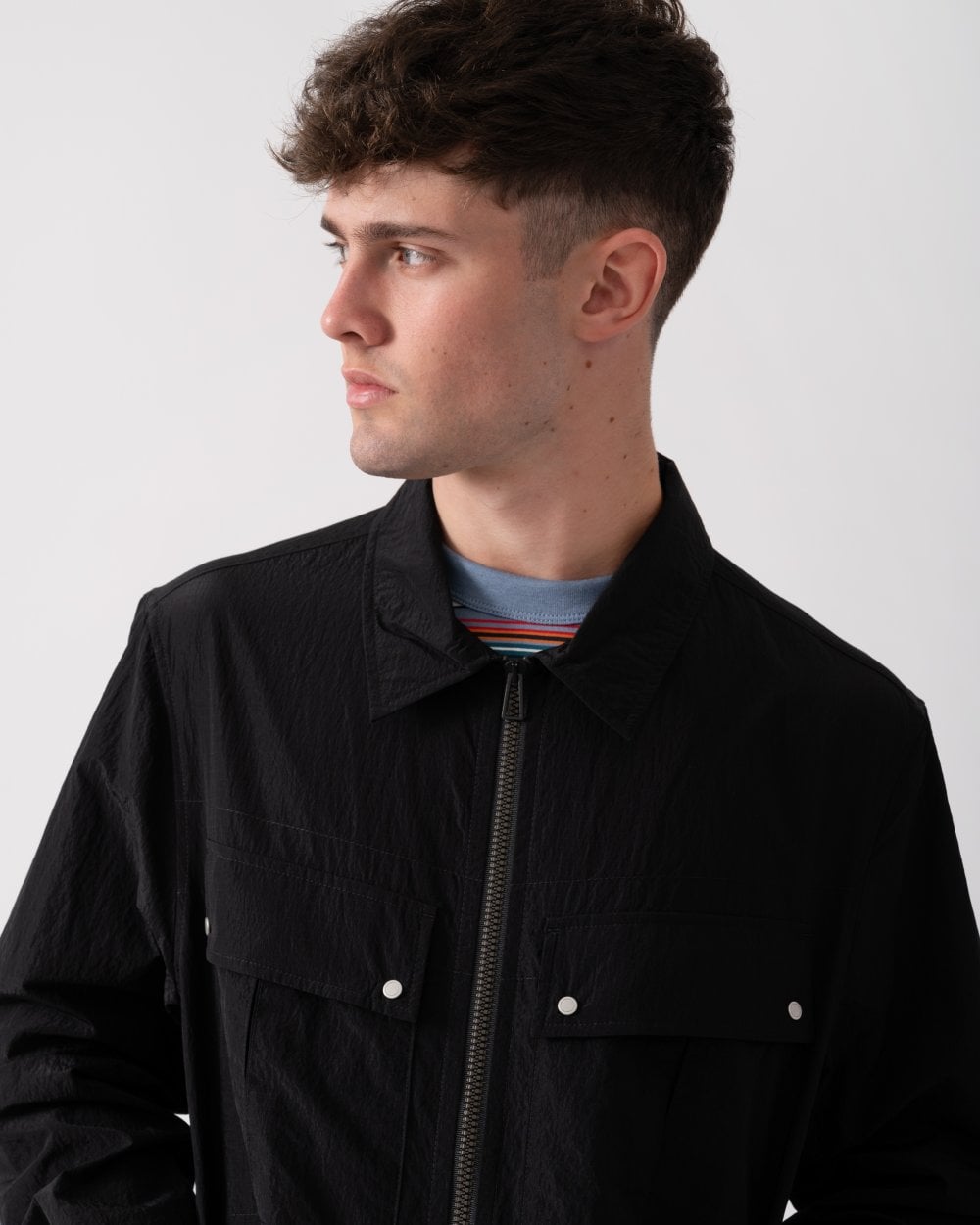 Paul Smith PS Paul Smith Mens Unlined Zip Overshirt