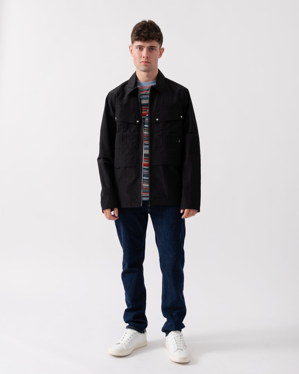Paul Smith PS Paul Smith Mens Unlined Zip Overshirt