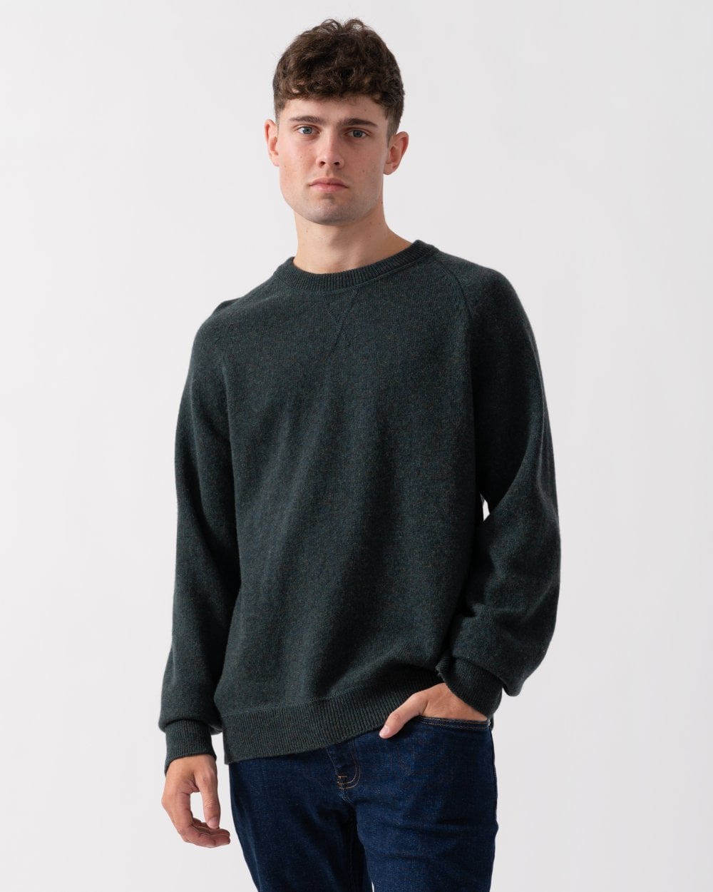 PS Paul Smith Mens Merino Wool Raglan Jumper