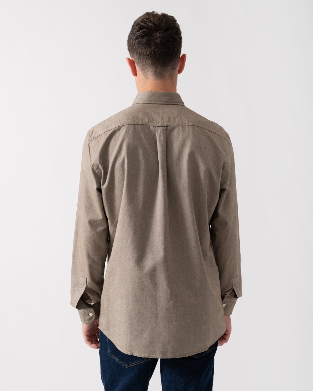 BOSS Orange Rickert Mens Long Sleeve Shirt - Open Green 368