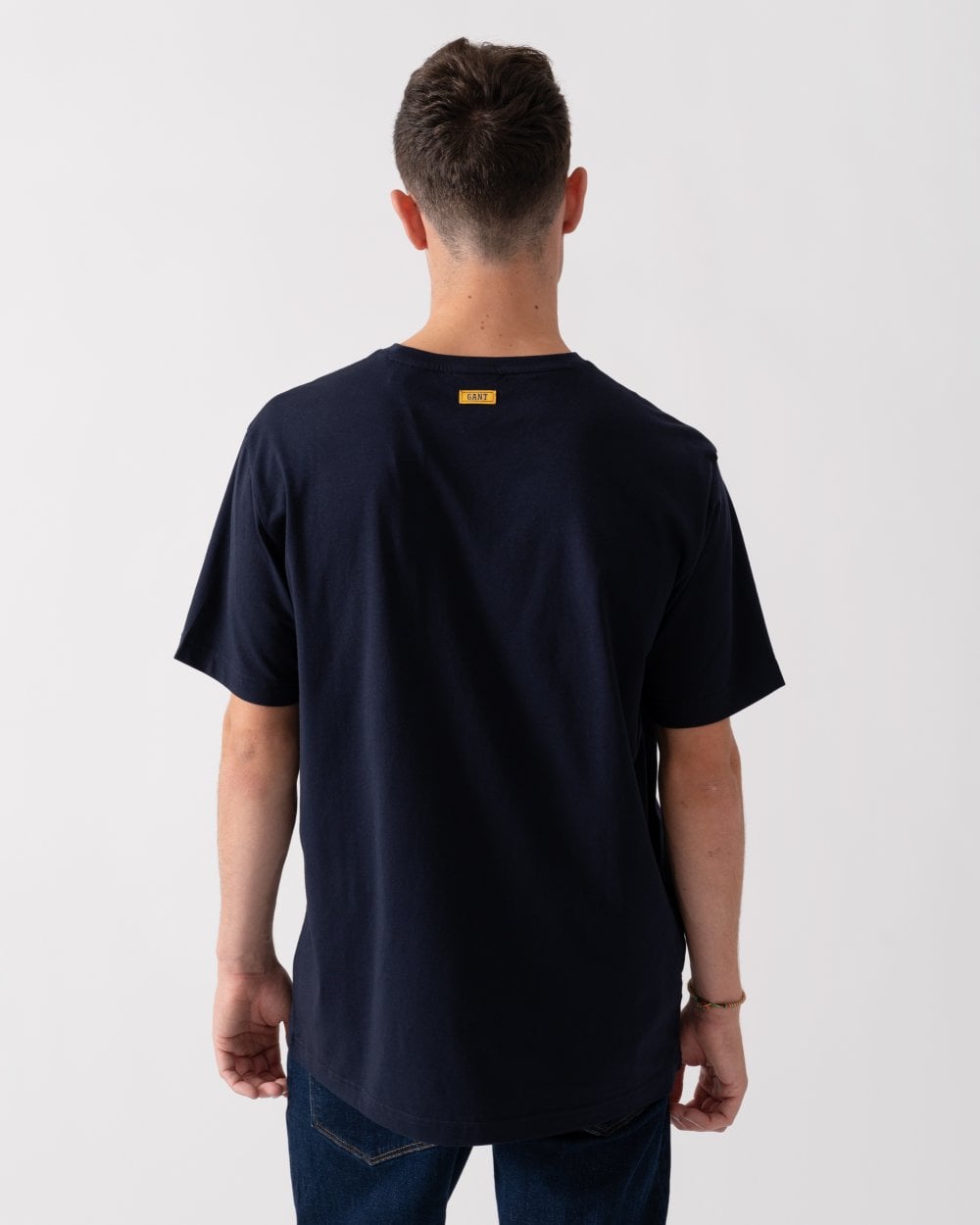 GANT Mens Crest Graphic T-Shirt - 433 Evening Blue