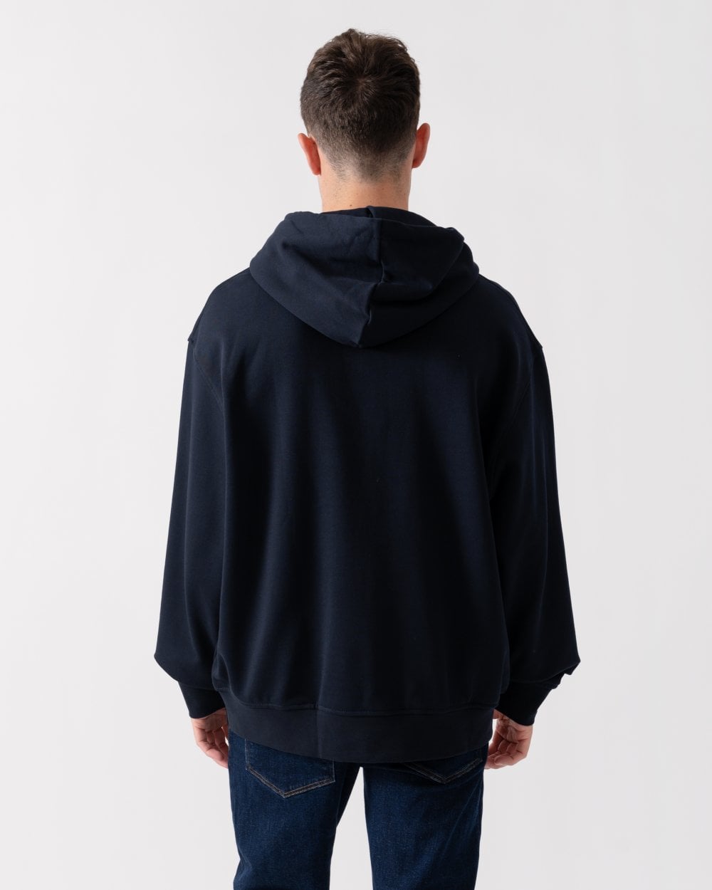 Armani Exchange Armani Exchange Mens Pullover Monogram Logo Hoodie