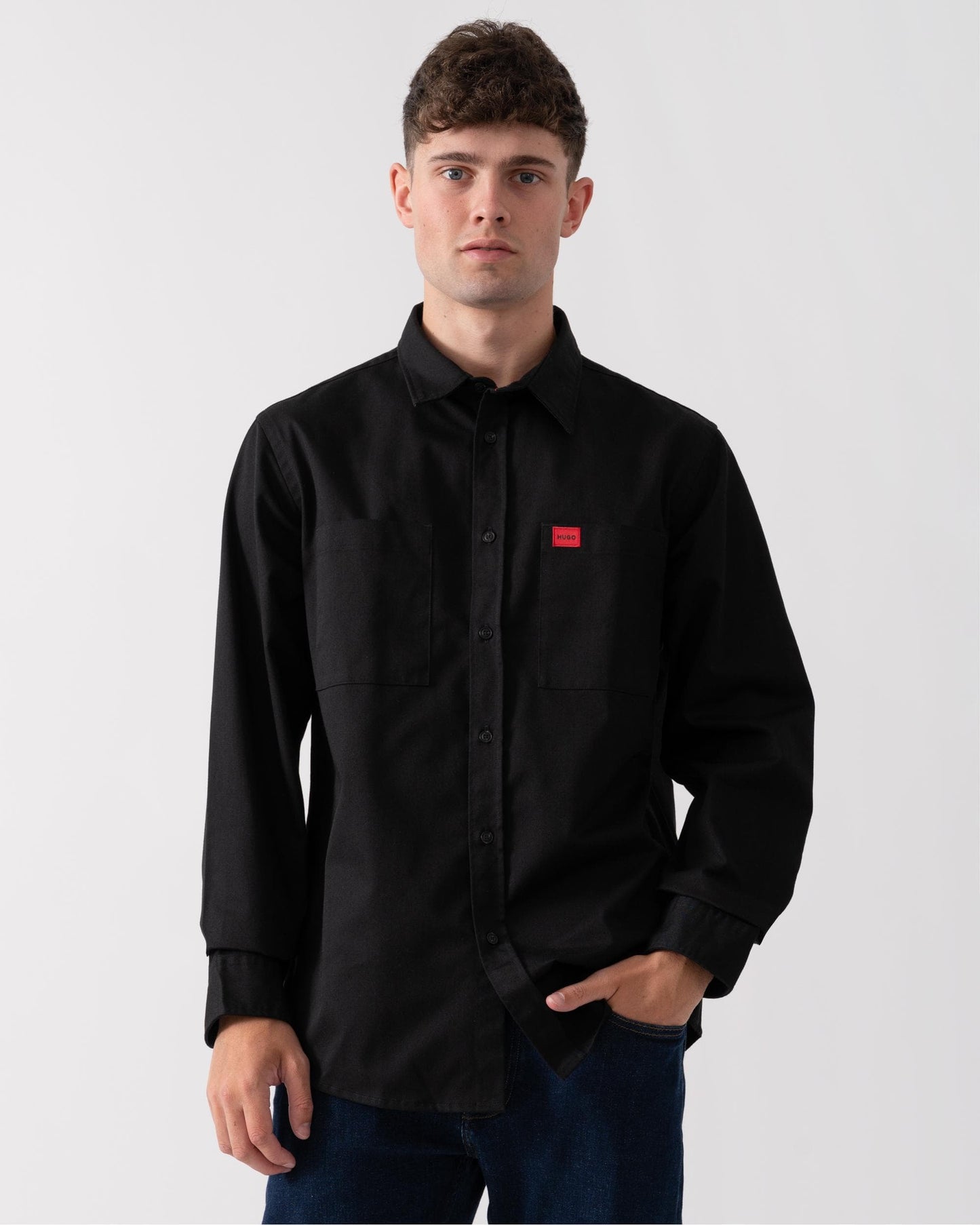HUGO Egrin Mens Shirt - Black 001