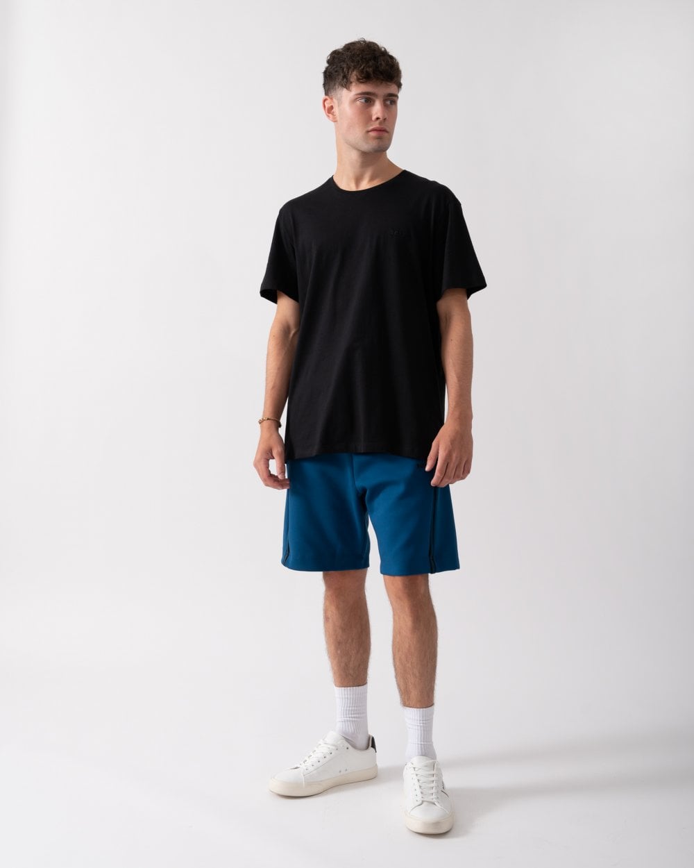 BOSS Orange Mens 2 Pack Comfort Loungewear T-Shirts - Black 001