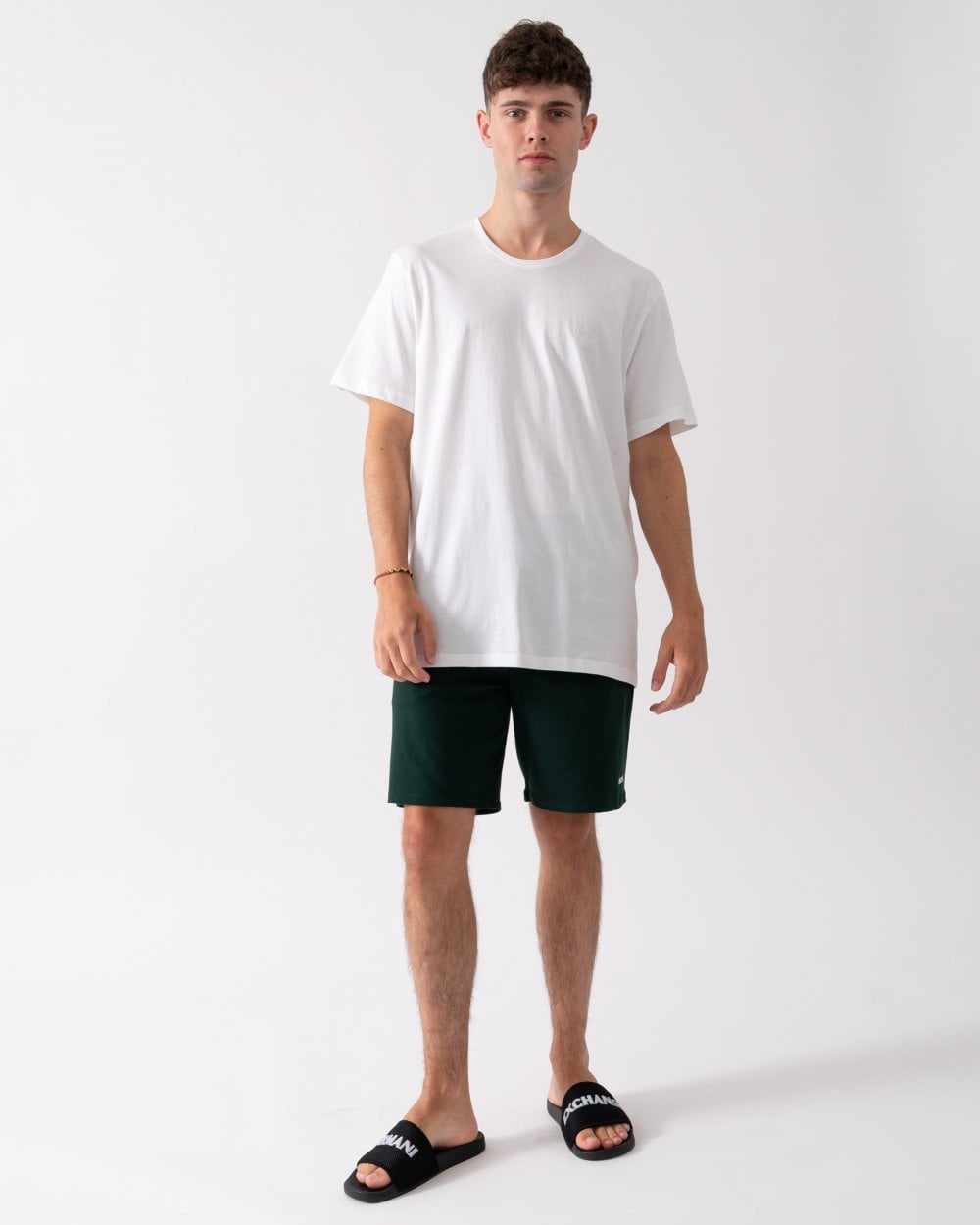 BOSS Orange Mens 2 Pack Comfort Loungewear T-Shirts - White 100