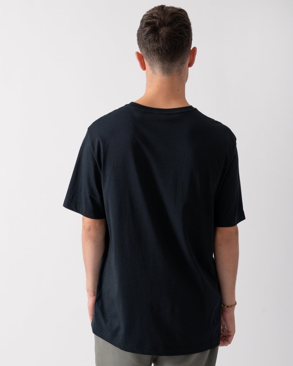 GANT Mens Printed Archive Shield T-Shirt - 5 Black