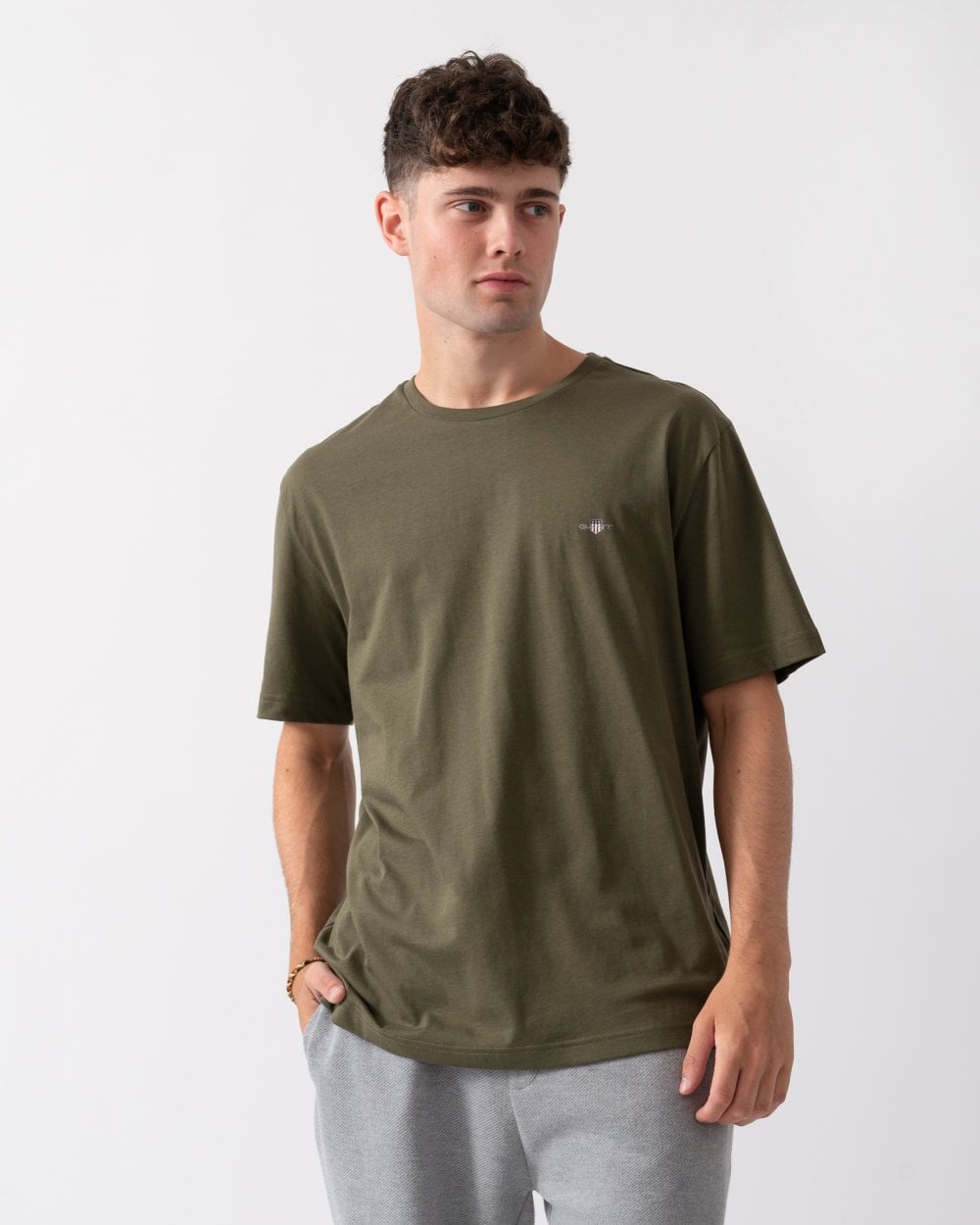 GANT Mens Printed Archive Shield T-Shirt