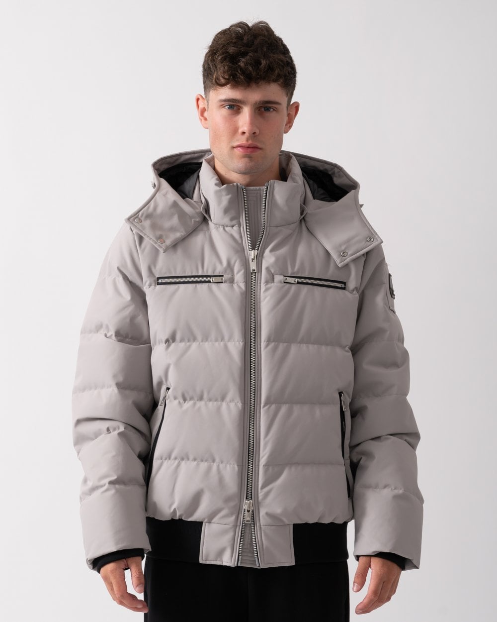 Moose Knuckles Mens Cloud Neoshear Mens Bomber Jacket