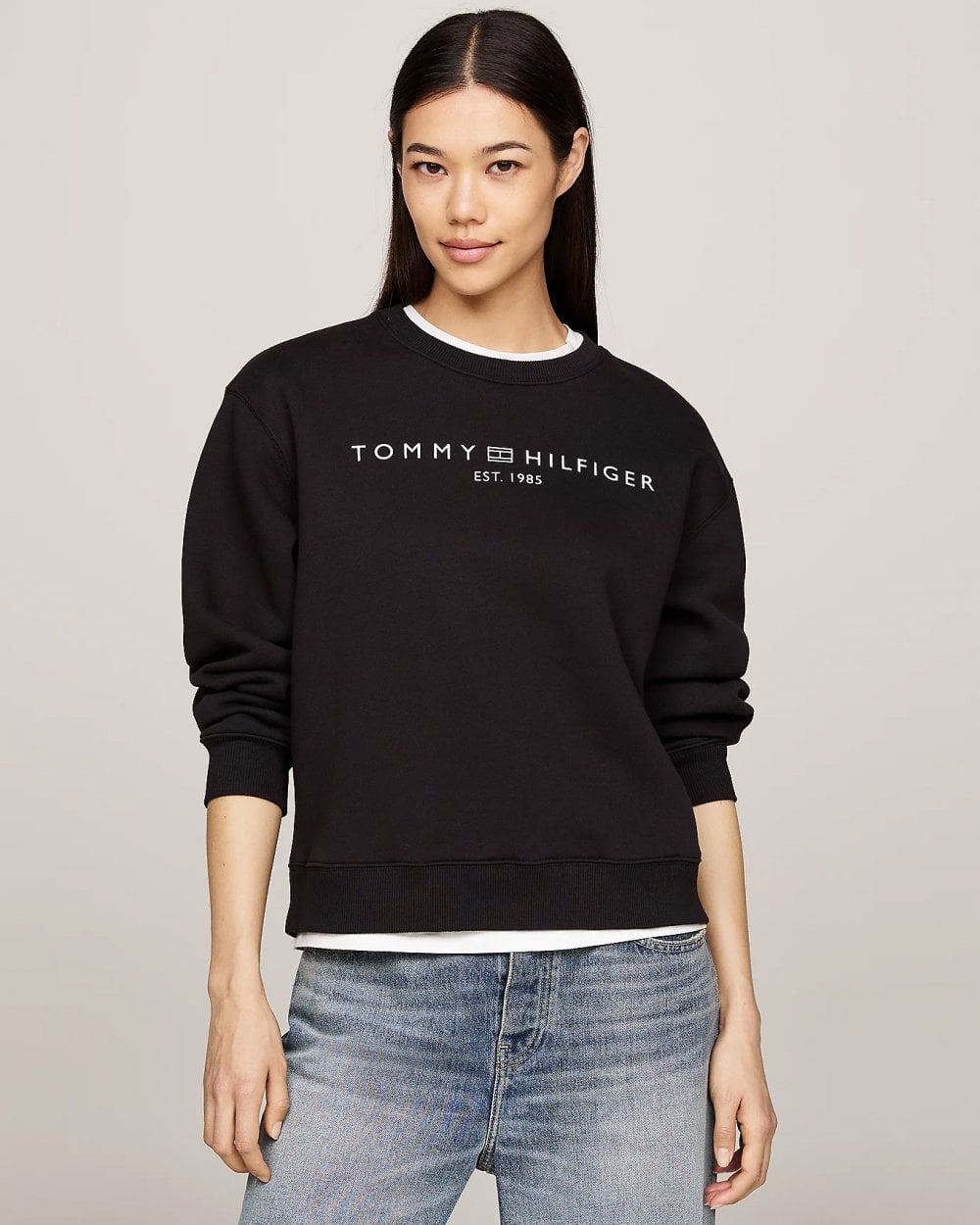 Tommy Hilfiger Modern Regular Corp Logo Womens Sweatshirt