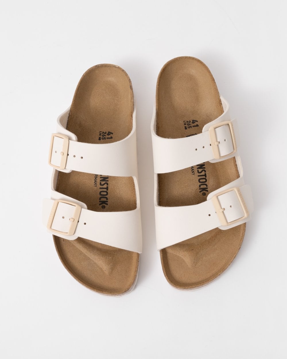 Birkenstock Arizona Birko Flor Womens Sandals - Eggshell
