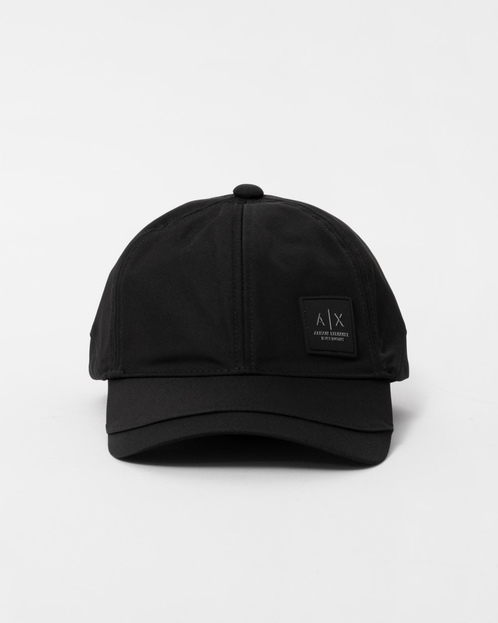 Armani Exchange Mens Black Edition Patch Logo Baseball Cap