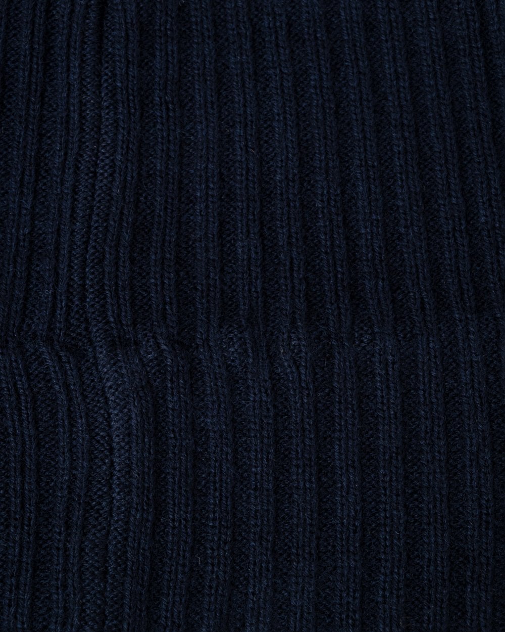 Lyle & Scott Knitted Ribbed Beanie - Z271 Dark Navy
