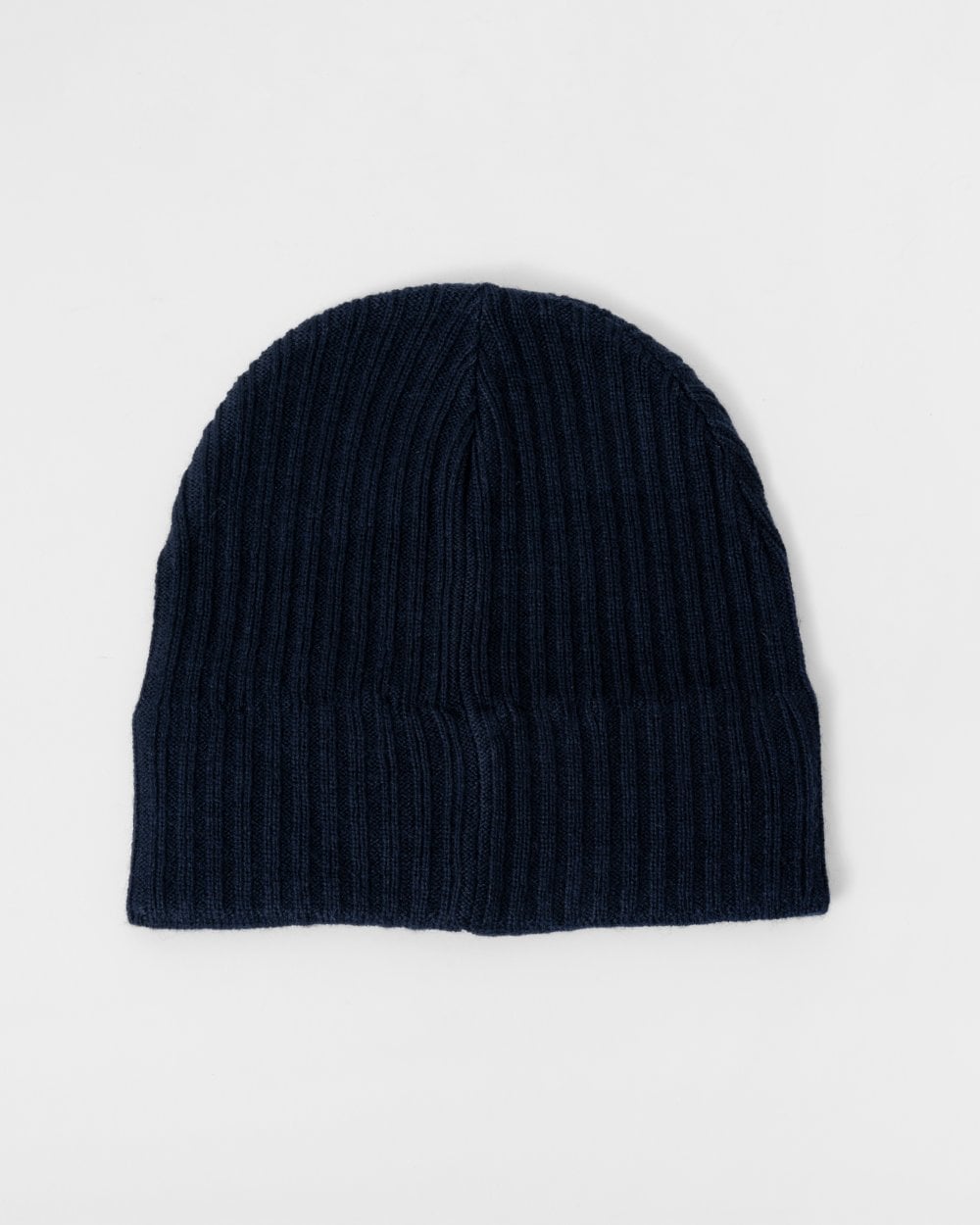 Lyle & Scott Knitted Ribbed Beanie - Z271 Dark Navy