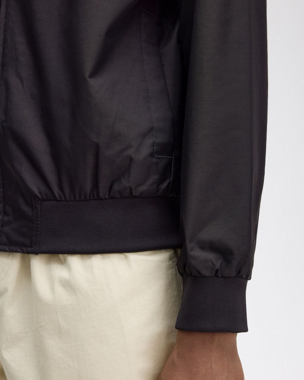 Fred Perry Mens Brentham Jacket - Black 350