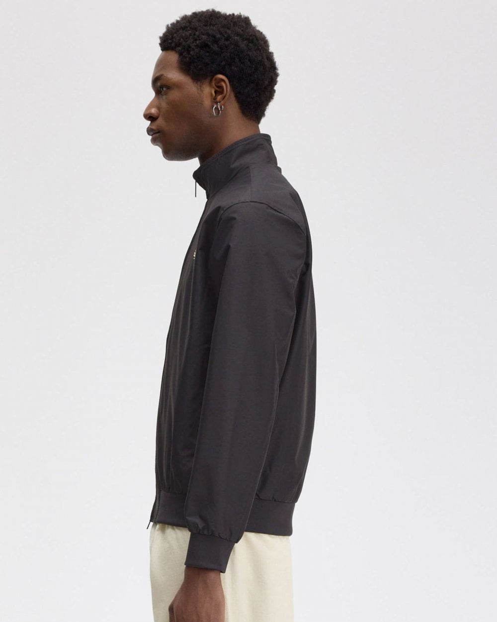 Fred Perry Mens Brentham Jacket - Black 350