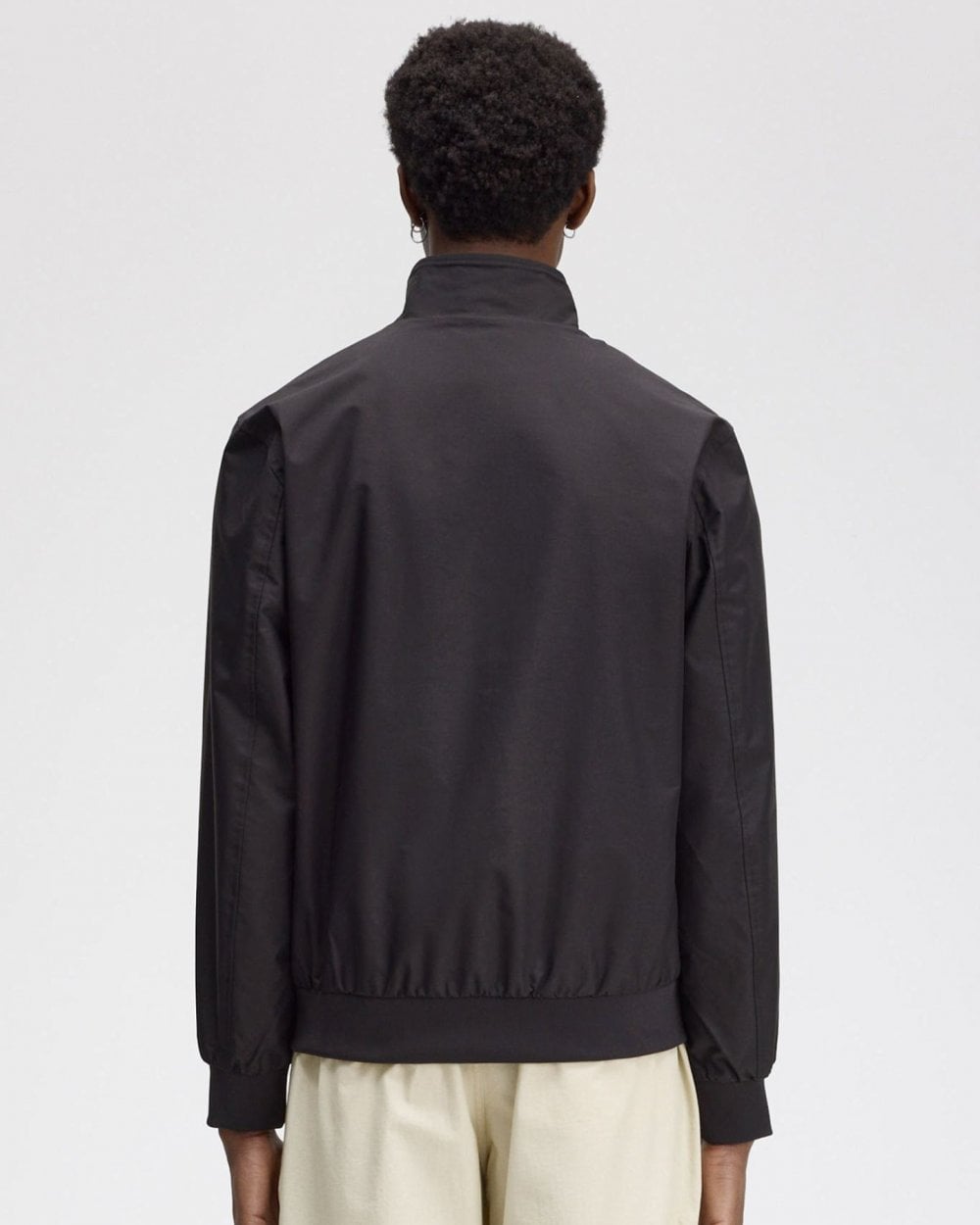 Fred Perry Mens Brentham Jacket - Black 350